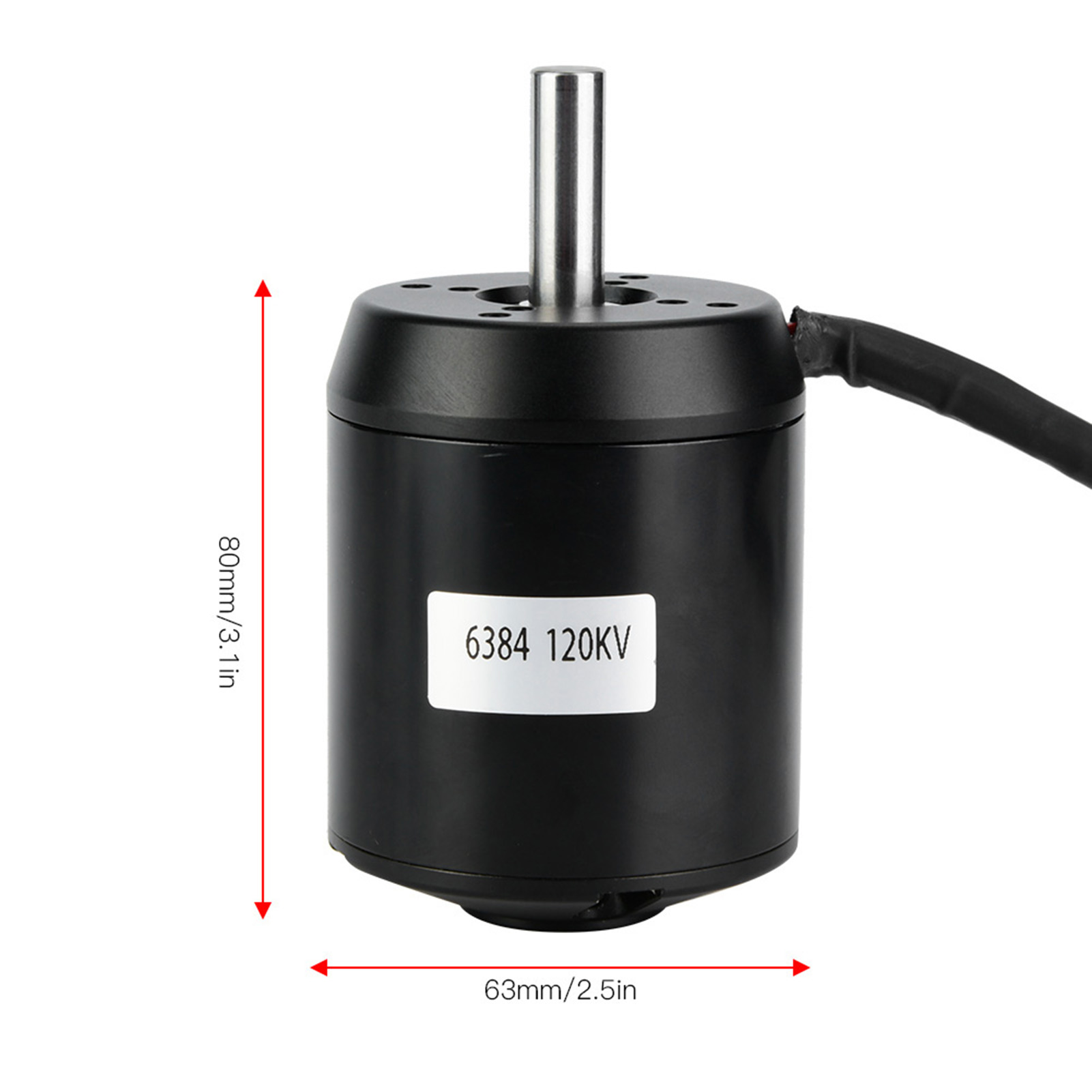6384 120KV BLDC Outrunner Brus - 6384 Brushless Motor Sensored review and price